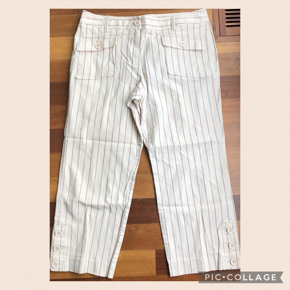 🛑5 for $35 LOFT Capri pant 10/12P